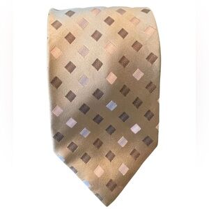 🤎🤍Elegant Beau Brummel Soho Tan and Brown Men's Tie. 
This is GORGEOUS!